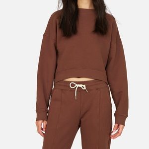 *SOLD* MATE the label Fleece Crop Sweatshirt